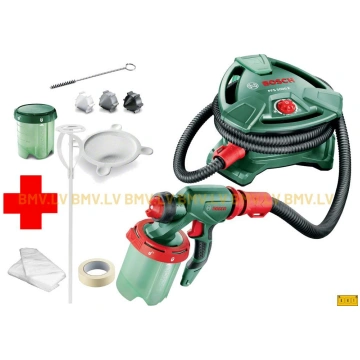Krāsu pistole Bosch PFS 5000 E + aksesuāri Bosch D