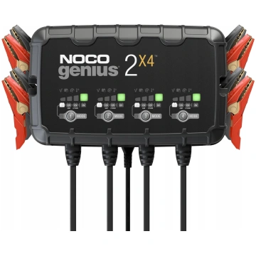NOCO GENIUS2X4 8A 4-Bank Battery Charger GENIUS2X4