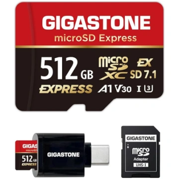 Paredzēts Switch 2: GIGASTONE 512GB microSD Expres