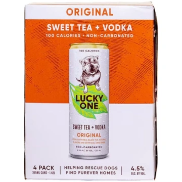 Lucky One Original Vodka Iced Tea 4pk Cans