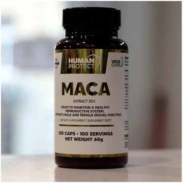Maca 500 mg 100 caps HUMAN PROTECT FitnessPower