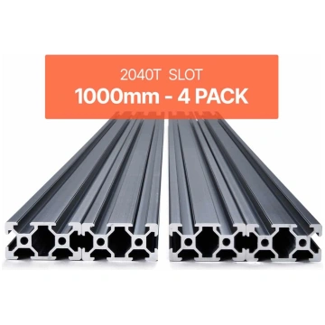 VEVOR 4PCS 1000mm 2040 T-Slot alumīnija ekstrūzija