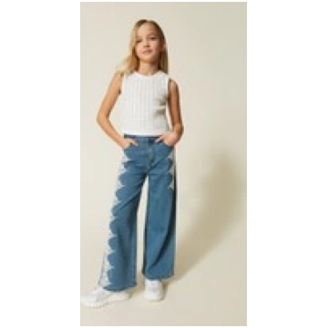 Ribbed top with studs TWINSET Milano