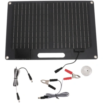 100W pārnēsājams saules panelis, 2 USB izejas, 12V