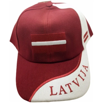 Vasaras cepure Latvija, daudzkrāsaina, 56-60 cm