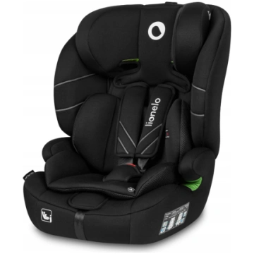 Bērnu autokrēsls Lionelo Levi i-Size, melna krās.,