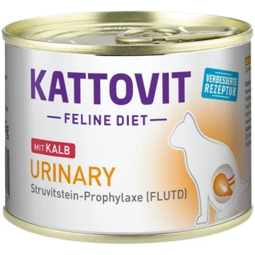 KATTOVIT Feline Urinary teļa gaļa 185 g, urīnceļie