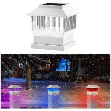 RGB un siltā krāsā izgaismotas saules enerģijas st