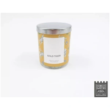 Aromātiskā svece Baltic Candles Gold Tiger stikla 