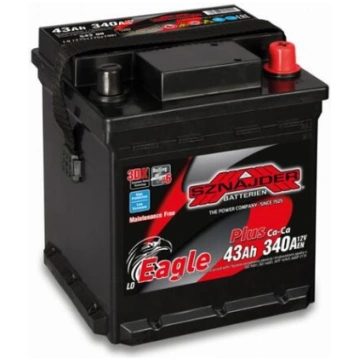 Auto akumulators 12 V / 43 AH / 340 A EN SZNAJDER 