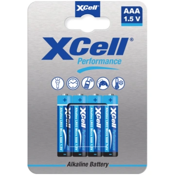 XCell Bateria Performance Alkaline LR03 Micro AAA 