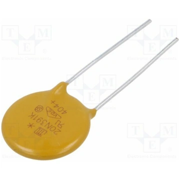 Varistor: zinc-oxide; THT; 250VAC; 320VDC; 390V; 6