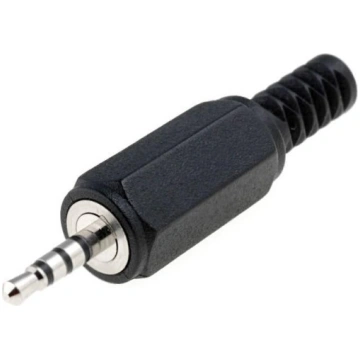 JC-135; Plug; Jack 2,5mm; male; with strain relief
