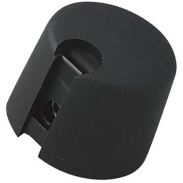 Knob; with pointer; plastic; Øshaft: 6mm; Ø20x16mm