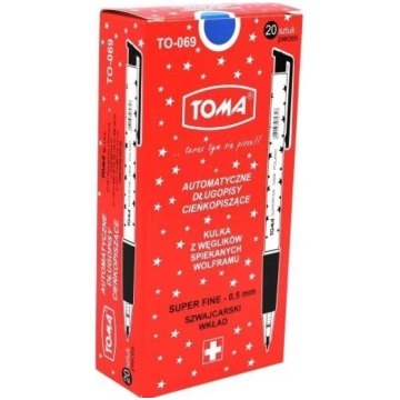 Zvaigznes zīmuļi, zils, 20 gab. Toma
