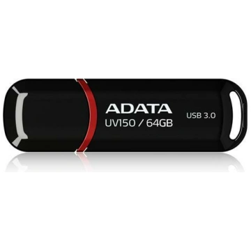 Adata USB zibatmiņa AUV150-64G-RBK 64GB, USB Type-