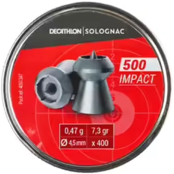 Lodītes “Impact”, 4,5 mm, 400 gab SOLOGNAC