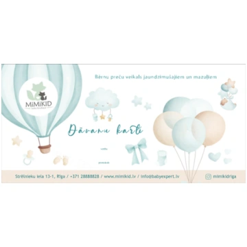 Dāvanu Karte 100 € Vērtībā mimikid giftcard100