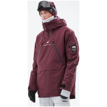 Montec Anzu Snowboard Jacket Men Burgundy