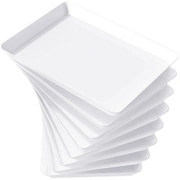 Lifewit plastmasas servēšanas paplātes, 36 x 25 cm