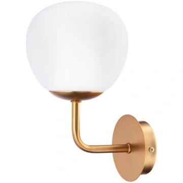 Sienas lampa Modern Erich, sudrabainā/piena krāsā 
