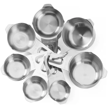 Hendi mērkarotīšu komplekts, 30–240 ml, 7 gab