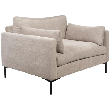 Love Seat Summer Latte Zuiver, DUTCH BONE, White