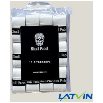 SKULL PADEL overgripi balti (12 gab)