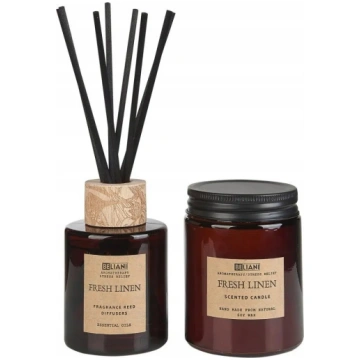 Aromu komplekts Beliani DARK ELEGANCE — sojas vask