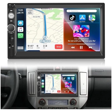 NHOPEEW 2 DIN auto radio ar bezvadu Carplay un And