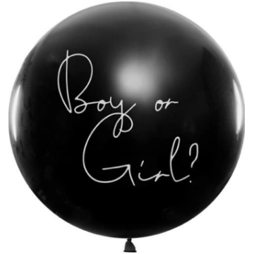 Party Deco Balon olbrzym z niebieskim konfetti Gen