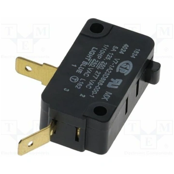 Microswitch SNAP ACTION; SPST; V7; Leads: quick co