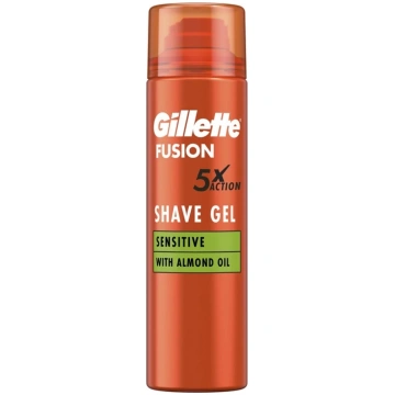 GILLETTE Skūšanās gēls Gillette Fusion Sensitive, 