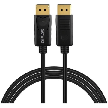 Savio CL-206 DisplayPort cable 3 m Black