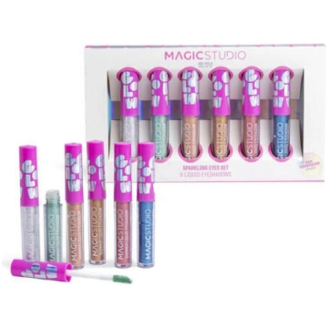 Acu ēnu komplekts Magic Studio Glow Liquid Eyeshad