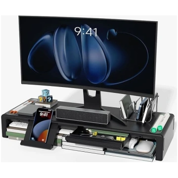 OImaster Monitor Stand Riser, Foldable Computer Mo