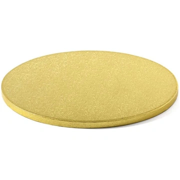 Golden round tray cardboard Casolaro Hotellerie
