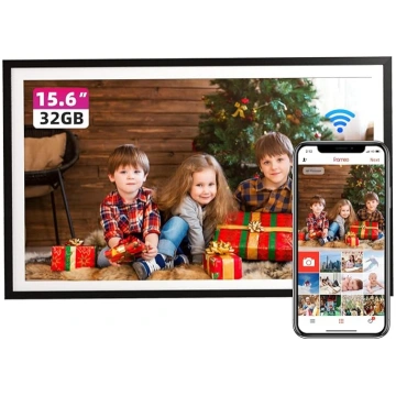FRAMEO digitālais bilžu rāmis, 15,6 collu FHD skār
