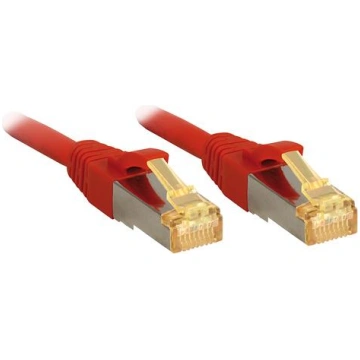 Lindy Cat6A S/FTP LSZH Cat7 Ethernet cable, red, 0