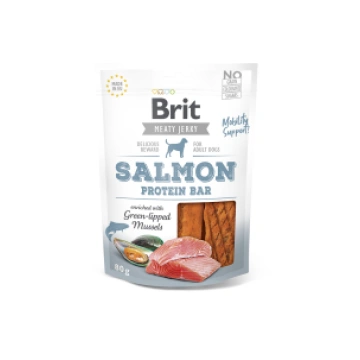 Brit Jerky Salmon Protein Bar gardumi suņiem, 80 g