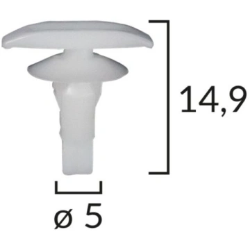 Tapsējuma podziņa ROM C10070 ROMIX