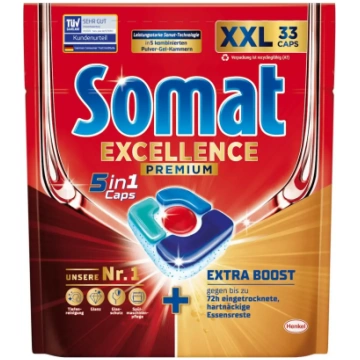 Somat Excellence 5in1 tablets for washing machines