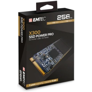 Emtec M.2 SSD ECSSD256GX300 / X300 256GB Black