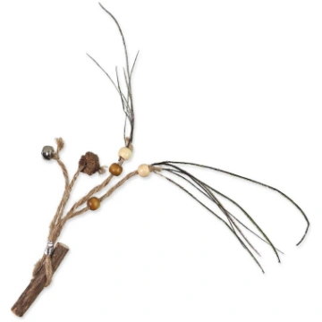 Magic Cat Natural Fun Stick With Strings, Beads An