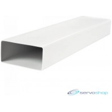 Plastmasas plakanais kanāls 110x55 mm, 1 m