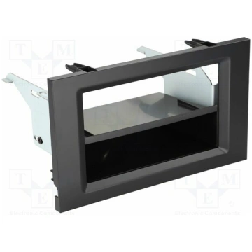 Radio frame; Mercedes; 2 DIN; black | RAM-40.1190 