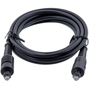 Gembird Toslink, 2m audio kabelis, melns
