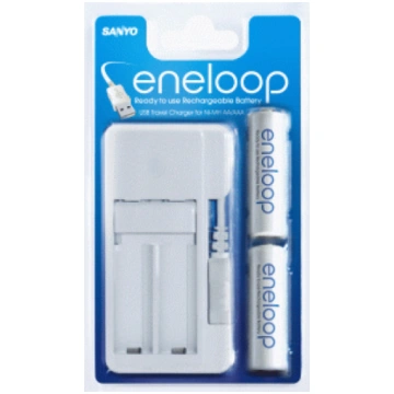 BCUA.850.22.DVU+AA.E; AA,AAA Eneloop USB lād. 850m