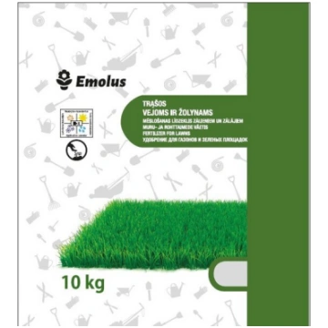 Komplekss mēslojums zālājiem 10 kg Emolus