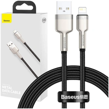 USB cable for Lightning Baseus Cafule, 2.4A, 1m (b